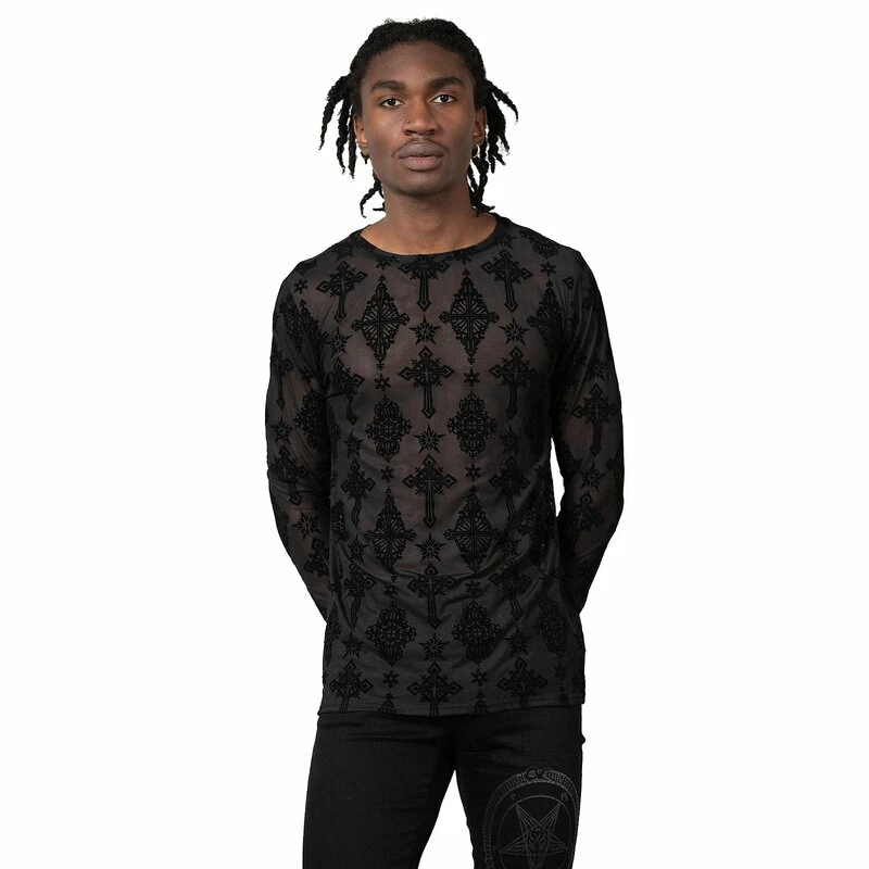 Killstar Langarm Top - Crossed 3 Killstar Langarm Top - Crossed