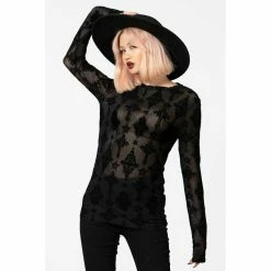 Killstar Langarm Top - Crossed 12 Killstar Langarm Top - Crossed -Langarm Sales Store killstar langarm top crossed5