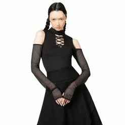 Killstar Langarm Top - Dark Half