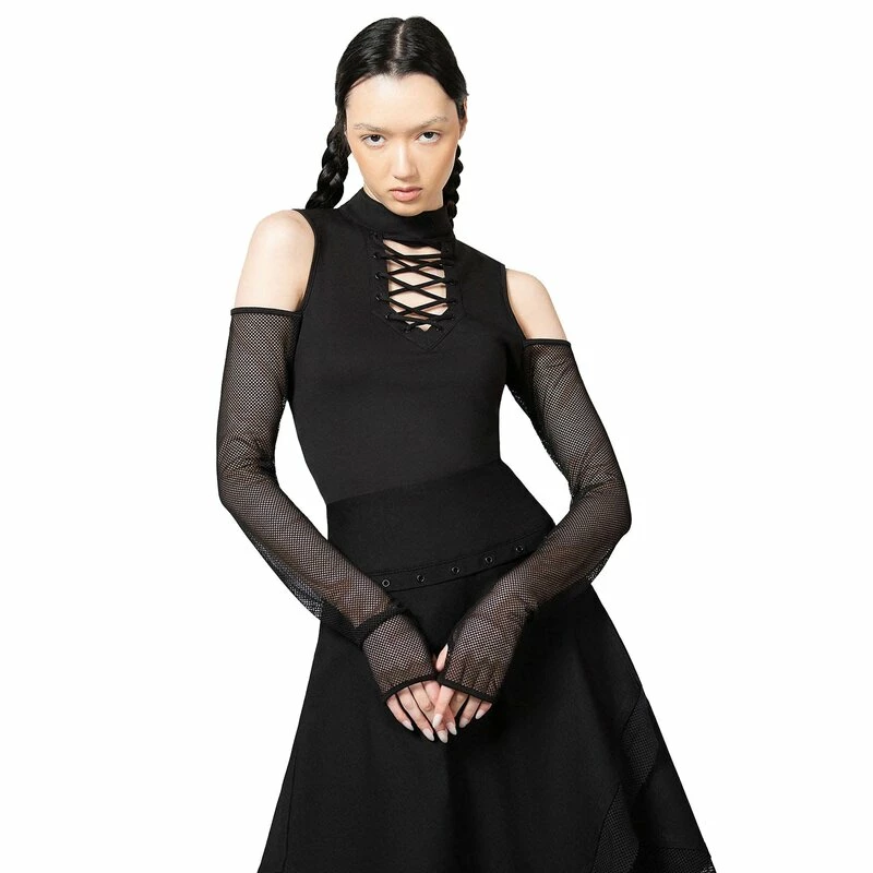Killstar Langarm Top - Dark Half 3 Killstar Langarm Top - Dark Half