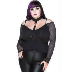 Killstar Langarm Top - Death Card -Langarm Sales Store killstar langarm top death card3