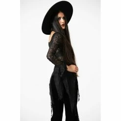 KILLSTAR Langarm Top - Faythe -Langarm Sales Store killstar langarm top faythe3