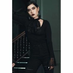 Killstar Langarm Top - Fiona 10 Killstar Langarm Top - Fiona -Langarm Sales Store killstar langarm top fiona4