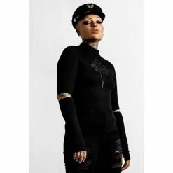 Killstar Langarm Top - Laverna Cross 9 Killstar Langarm Top - Laverna Cross -Langarm Sales Store killstar langarm top laverna cross2