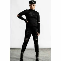 Killstar Langarm Top - Laverna Cross 11 Killstar Langarm Top - Laverna Cross -Langarm Sales Store killstar langarm top laverna cross4