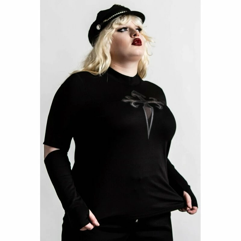 Killstar Langarm Top - Laverna Cross 8 Killstar Langarm Top - Laverna Cross – Bild 6