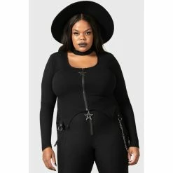 KILLSTAR Langarm Top - Starcanum 13 KILLSTAR Langarm Top - Starcanum -Langarm Sales Store killstar langarm top starcanum6