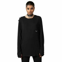 Killstar Langarm Top - Trent 10 Killstar Langarm Top - Trent -Langarm Sales Store killstar langarm top trent3