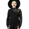 KILLSTAR Langarm Top - Willa -Langarm Sales Store killstar langarm top willa