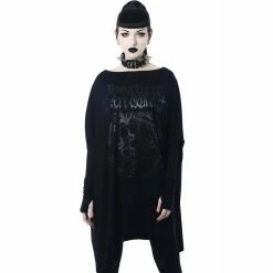 Killstar Langarm Tunika - Heaven Can Wait