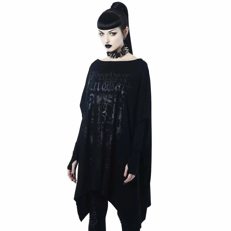 Killstar Langarm Tunika - Heaven Can Wait 4 Killstar Langarm Tunika - Heaven Can Wait – Bild 2