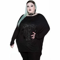 Killstar Langarm Tunika - Heaven Can Wait 12 Killstar Langarm Tunika - Heaven Can Wait -Langarm Sales Store killstar langarm tunika heaven can wait5