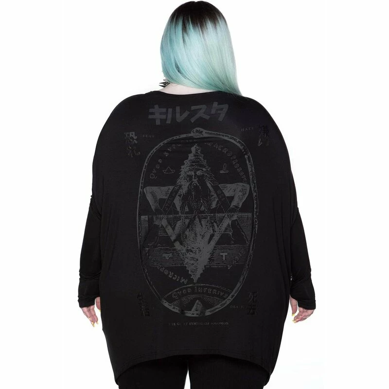 Killstar Langarm Tunika - Heaven Can Wait 8 Killstar Langarm Tunika - Heaven Can Wait – Bild 6