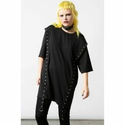 Killstar Oversized T-Shirt - Dark Void 11 Killstar Oversized T-Shirt - Dark Void -Langarm Sales Store killstar oversized t shirt dark void4