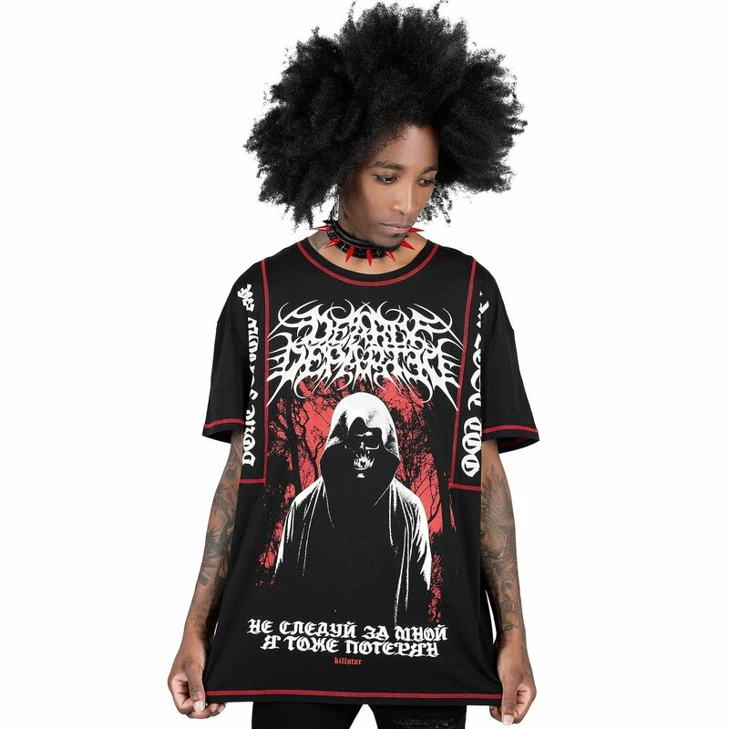 Killstar Oversized T-Shirt - Departed 3 Killstar Oversized T-Shirt - Departed