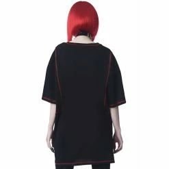 Killstar Oversized T-Shirt - Departed 11 Killstar Oversized T-Shirt - Departed -Langarm Sales Store killstar oversized t shirt departed5