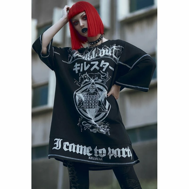 Killstar Oversized T-Shirt - Sator Square 5 Killstar Oversized T-Shirt - Sator Square – Bild 3