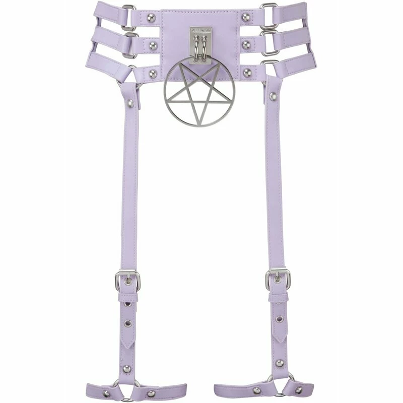 Killstar Strapsgürtel - Baby Hex Lilac 5 Killstar Strapsgürtel - Baby Hex Lilac – Bild 3