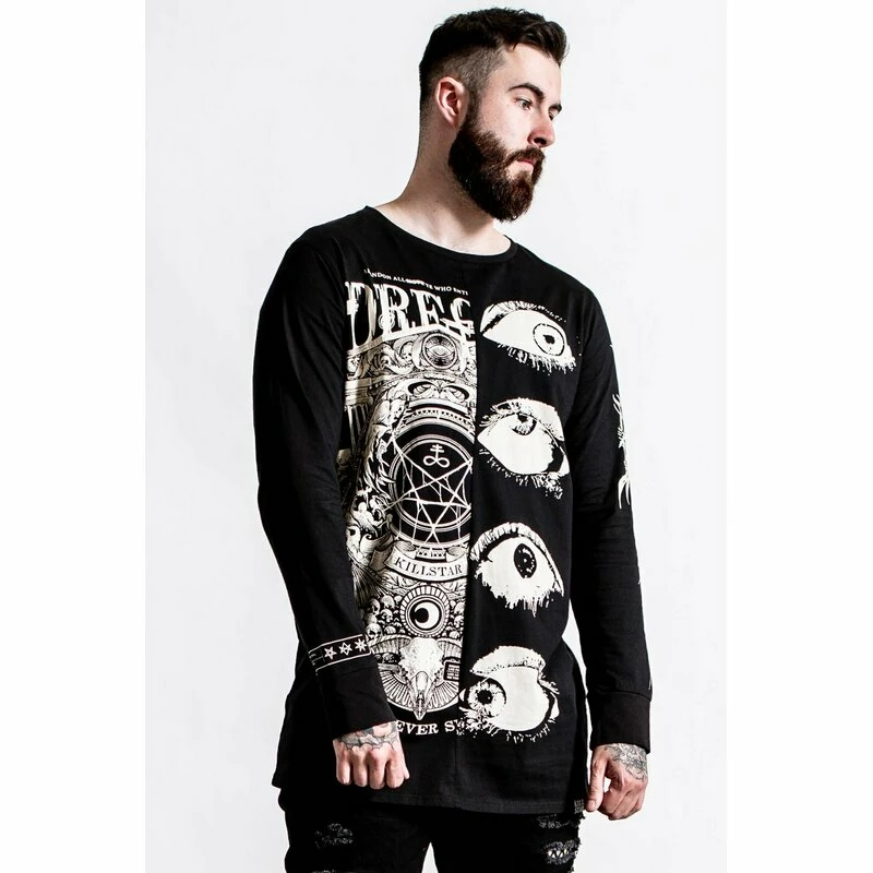 Killstar Unisex Longline T-Shirt - Insomnia 4 Killstar Unisex Longline T-Shirt - Insomnia – Bild 2