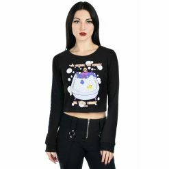 Killstar X Skeletor Crop Top - Chillax Thermal