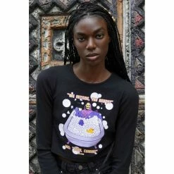 Killstar X Skeletor Crop Top - Chillax Thermal 11 Killstar X Skeletor Crop Top - Chillax Thermal -Langarm Sales Store killstar x skeletor crop top chillax thermal4