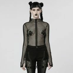 Punk Rave Fishnet Top - Gauze
