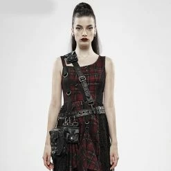 Punk Rave Harness-Gürteltasche - Catacomb Kunstleder