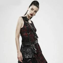 Punk Rave Harness-Gürteltasche - Catacomb Kunstleder 7 Punk Rave Harness-Gürteltasche - Catacomb Kunstleder -Langarm Sales Store punk rave harness guerteltasche catacomb kunstleder2