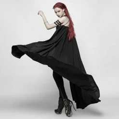 Langarm Sales Store -Langarm Sales Store punk rave kunstleder geschirr mit umhang vesper moth harness2