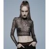 Punk Rave Langarm Crop Top - Snake Tarot Mesh 1 Punk Rave Langarm Crop Top - Snake Tarot Mesh -Langarm Sales Store punk rave langarm crop top snake tarot mesh