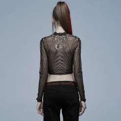 Punk Rave Langarm Crop Top - Snake Tarot Mesh 11 Punk Rave Langarm Crop Top - Snake Tarot Mesh -Langarm Sales Store punk rave langarm crop top snake tarot mesh4