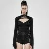 Punk Rave Langarm Top - Black Lotus -Langarm Sales Store punk rave langarm top black lotus
