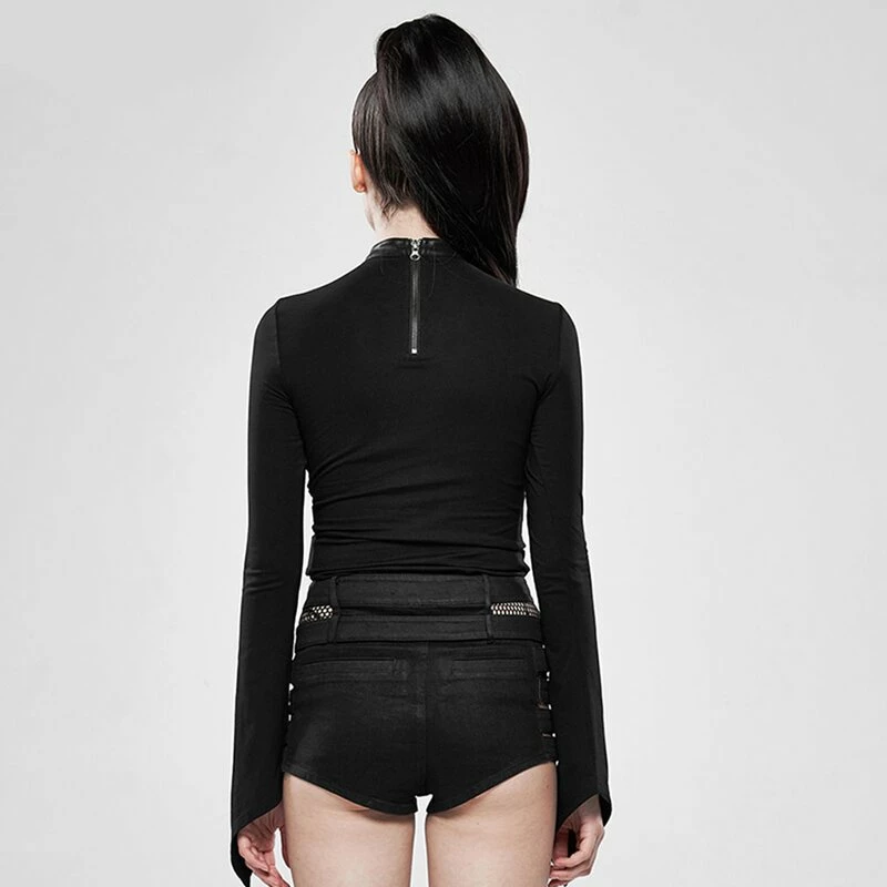 Punk Rave Langarm Top - Black Lotus 5 Punk Rave Langarm Top - Black Lotus – Bild 3