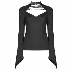Punk Rave Langarm Top - Black Lotus 10 Punk Rave Langarm Top - Black Lotus -Langarm Sales Store punk rave langarm top black lotus4