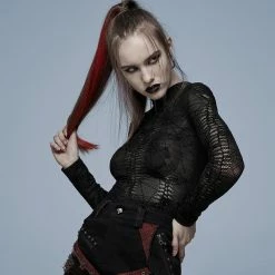 Punk Rave Langarm Top - Black Widow 10 Punk Rave Langarm Top - Black Widow -Langarm Sales Store punk rave langarm top black widow3
