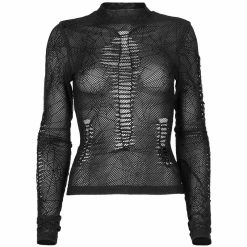 Punk Rave Langarm Top - Black Widow 12 Punk Rave Langarm Top - Black Widow -Langarm Sales Store punk rave langarm top black widow5