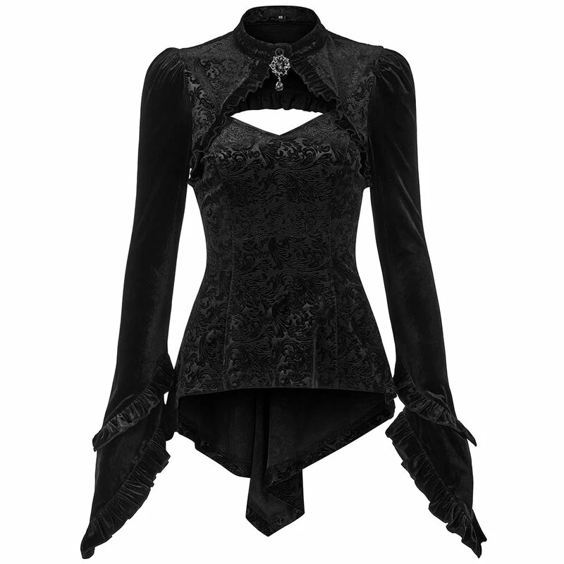 Punk Rave Langarm Top - Catherine 7 Punk Rave Langarm Top - Catherine – Bild 5