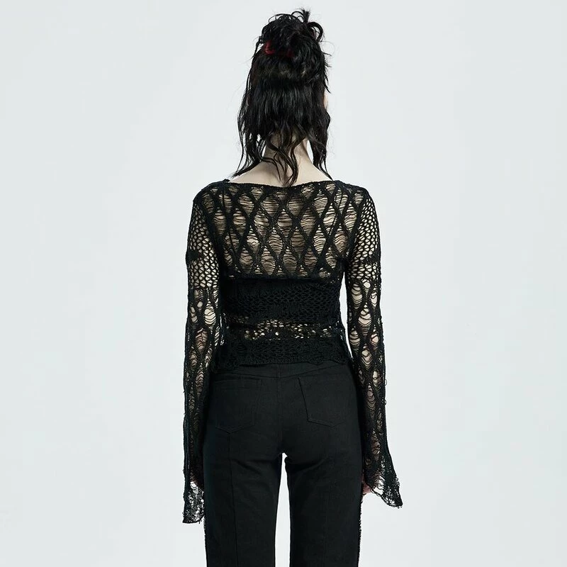 Punk Rave Langarm Top - Nightmare 7 Punk Rave Langarm Top - Nightmare – Bild 5