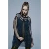 Punk Rave Langarm Top - Punk Mesh Blue -Langarm Sales Store punk rave langarm top punk mesh blue