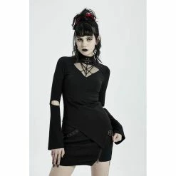 Punk Rave Langarm Top - Suspicious