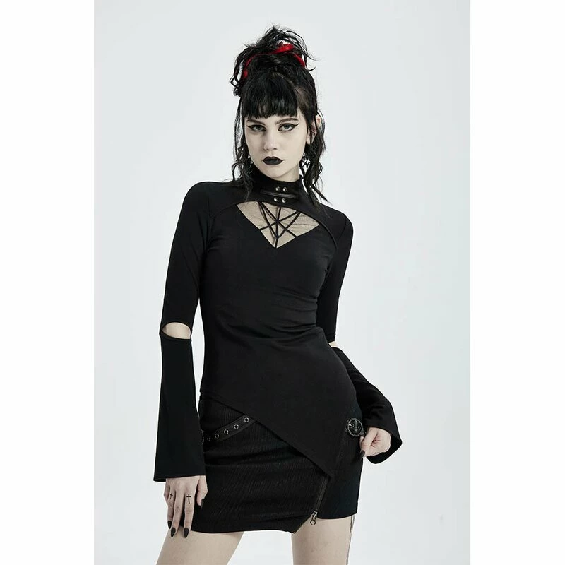 Punk Rave Langarm Top - Suspicious 3 Punk Rave Langarm Top - Suspicious