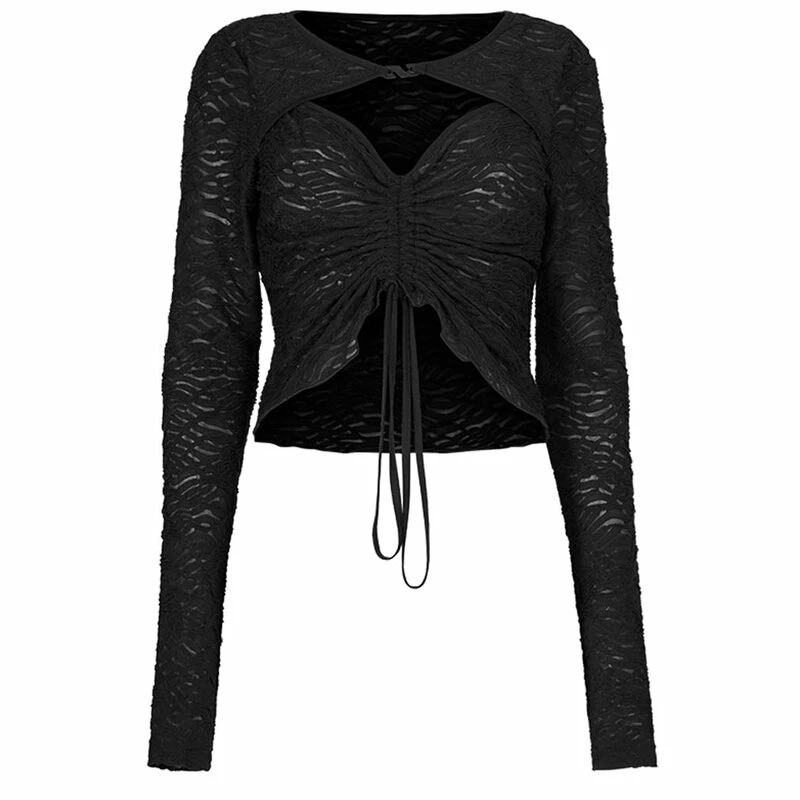 Punk Rave Langarm Top - Synthesis Of Darkness 8 Punk Rave Langarm Top - Synthesis Of Darkness – Bild 6