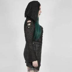 Punk Rave Plus Size Langarm Top - Stranded Hood 10 Punk Rave Plus Size Langarm Top - Stranded Hood -Langarm Sales Store punk rave plus size langarm top stranded hood3