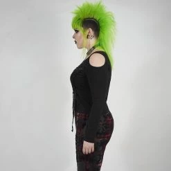 Punk Rave Plus Size Langarm Top - Stranded 10 Punk Rave Plus Size Langarm Top - Stranded -Langarm Sales Store punk rave plus size langarm top stranded3