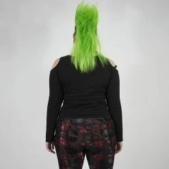 Punk Rave Plus Size Langarm Top - Stranded 11 Punk Rave Plus Size Langarm Top - Stranded -Langarm Sales Store punk rave plus size langarm top stranded4