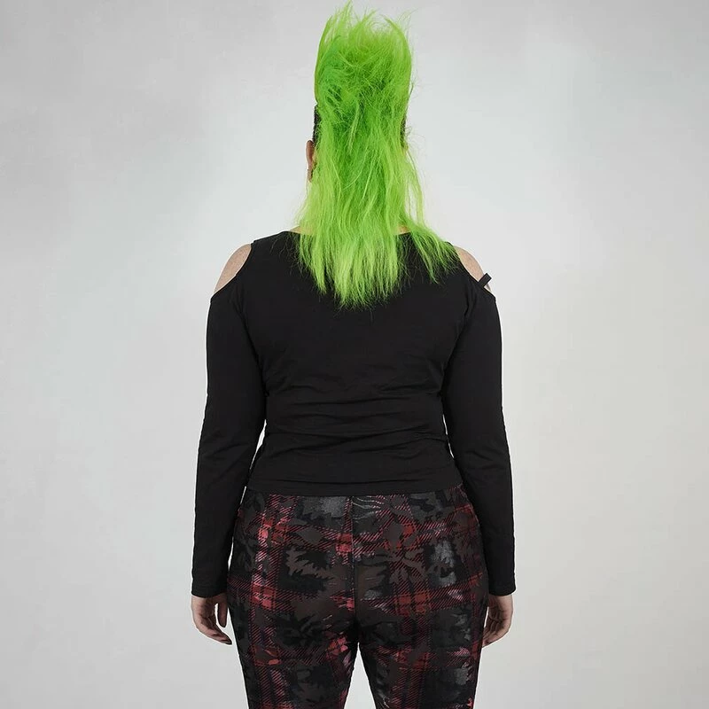 Punk Rave Plus Size Langarm Top - Stranded 6 Punk Rave Plus Size Langarm Top - Stranded – Bild 4
