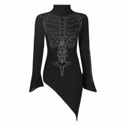 Punk Rave Pullover Top - Keeper Of The Key 12 Punk Rave Pullover Top - Keeper Of The Key -Langarm Sales Store punk rave pullover top keeper of the key5