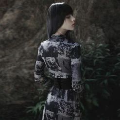 Punk Rave Taillenmieder - Nexus Black -Langarm Sales Store punk rave taillenmieder nexus black3