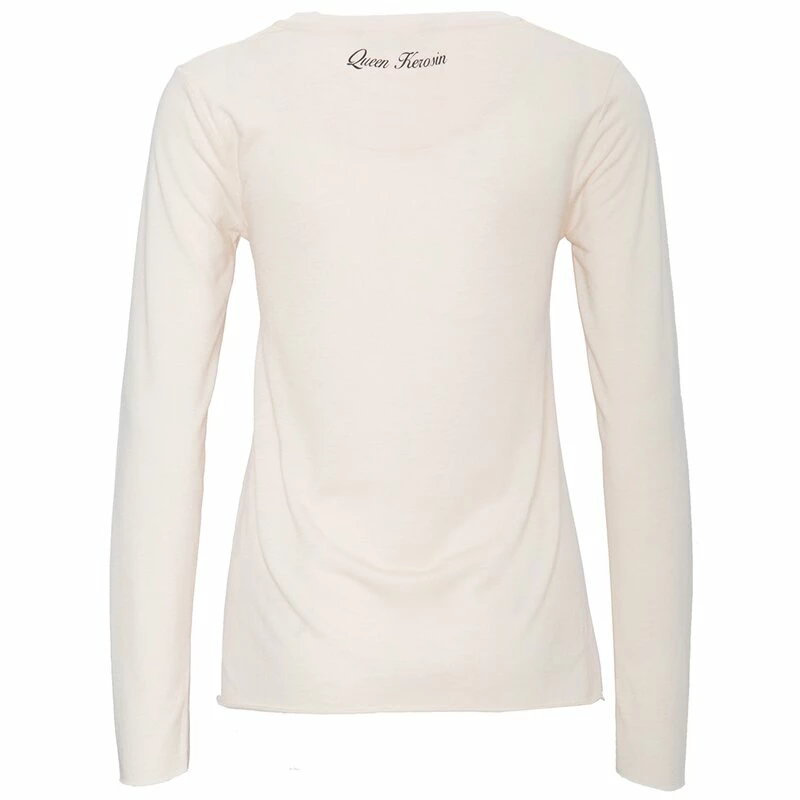 Queen Kerosin Langarm Shirt - Cry Baby Beige 4 Queen Kerosin Langarm Shirt - Cry Baby Beige – Bild 2