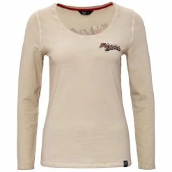 Queen Kerosin Oilwash Langarm T-Shirt - La Loca